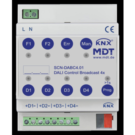 SCN-DABC4.01 MDT DALI Control Broadcast Gateway, 4 Kanal, 4 TE, REG Produktbild