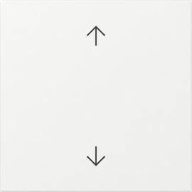 361603 Gira Wippe Pfeile System 55 Reinweiß Produktbild front M