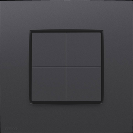 133-91004 Niko Niko Dimmschalter für Hue System, Niko Intense anthracite coated Produktbild front M