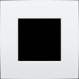 137-76100 Niko Einfach Rahmen, Niko Intense lunar white coated Produktbild front M