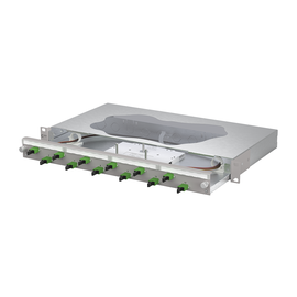 1504695912-F Metz Connect OpDAT slide2 Patchfeld splice12xE2000-S APC OS2 Produktbild front M