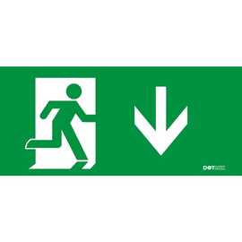 3908 Dotlux Piktogramm Pfeil unten (1Set) für LED-Notleuchte EXITmulti (Ar Produktbild front M