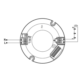 4940 Dotlux LED-Netzteil QUICK-FIXadapt CC 500mA sensor Produktbild front M