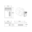 5455 Dotlux CASAMBI 4-fach Tasteninterface mini Produktbild