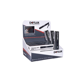 600188 Dotlux Thekenaufsteller Taschenlampe bestückt Set 15 Stück Produktbild front M
