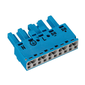 0770-1105 Dotlux WAGO 770-1105 Einspeiser Buchse blau, ohne Zugentlast Produktbild front M