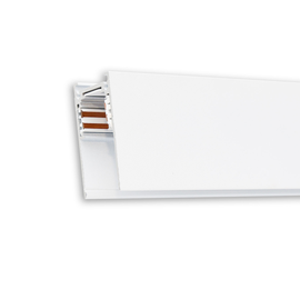 116761 Isoled Track48 Aufbauschiene, weiß, 200cm, 4-polig, inkl. Endkappen u Produktbild front M