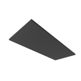 116909 Isoled Akustikabsorber H25 für Leuchtenrahmen mit Innenformat 592x1500 Produktbild front M