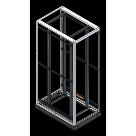 RACK-47HE-80120 Mehler 47HE Standrack B800xH2300xT1200mm inkl. 19Zoll Schiene Produktbild front M