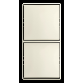 2TKA00005526 Busch-Jaeger Kombination 2x Wippschalter Aus-und Wechselschaltung w Produktbild front M