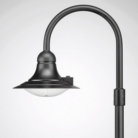 9952740 Trilux Mastleuchten 9301K CLO (normal) Linse schwarz ET 16W 70 asym. Produktbild front M