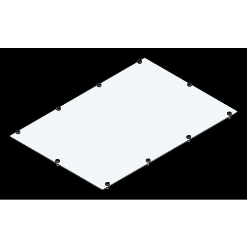 AMST-FLP-KS-B-5-6 Mehler AMST/MMST- Flanschplatte KS Blind 400x275mm Produktbild Front View L