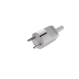 519mT/gr KaiserLeitungen Stecker mit Schutzkontakt und Tülle, grau Produktbild