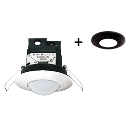 BEG92565SW B.E.G. BEG PD2-M-1C-DE weiß Präsenzmelder inkl. Abdeckring 93085 sc Produktbild front M