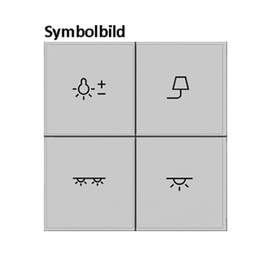 81182289 Berker KNX S.1/B.x Tasten f TS- GM 4-fach polarweiß matt hinterleuchtet Produktbild front M