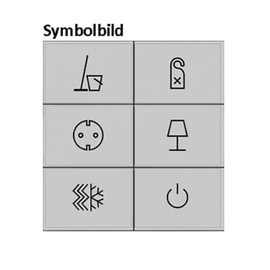 81183189 Berker KNX S.1/B.x Tasten f TS- GM 6-fach polarweiß matt bedruckt Produktbild front M