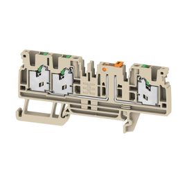 3016680000 Weidmüller Trenn-und Messtrenn-Reihenklemme, SNAP IN, dunkel Produktbild front M