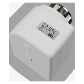 RF-HVA1DAA.01S MDT KNX RF+ Heizungsventilantrieb mit Display und 2 Produktbild front M