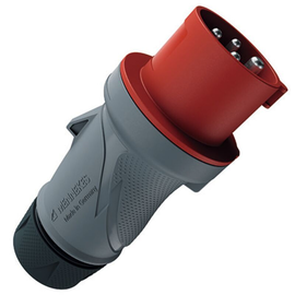 13595 Mennekes Stecker PowerTOP Xtra R HW/VN 16A 4p 11h >50V IP54 ErgoCONTACT Produktbild front M