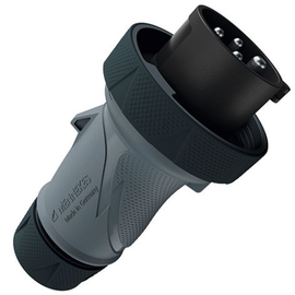 13679 Mennekes Stecker PowerTOP Xtra R HW/VN 32A 4p 5h 690V IP67/IP69 ErgoCONT Produktbild front M