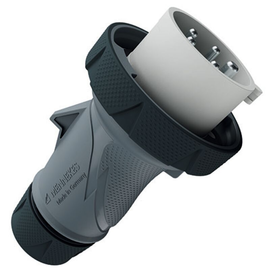 13682 Mennekes Stecker PowerTOP Xtra R HW/VN 32A 5p 1h 50-500V IP67/IP69 ErgoC Produktbild front M