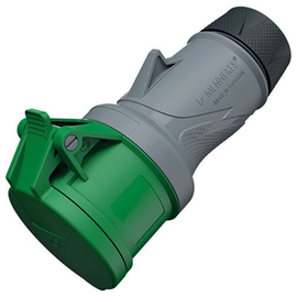 14555 Mennekes Kupplung PowerTOP Xtra R HW/VN 16A 3p 2h >50 IP54 ErgoCONTACT Produktbild front M