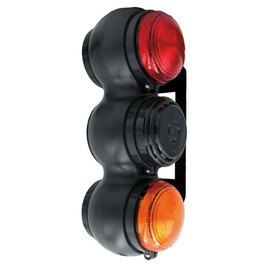 93611 Sirena TLINE3 CRANE M, mit Magnet rot, orange, 120dB, 24V DC IP66 Produktbild front M