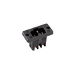 Z 786S/SCHR KAISER EINBAUSTECKER 155 GRAD, SCHWARZ SCHRAUBANSCHLUSS Produktbild 1 S