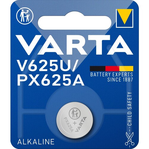 04626101401 VARTA ELECTRONICS V625U PX625A (1STK.-BL.) Photobatterie 1,5V Produktbild Additional View 1 L