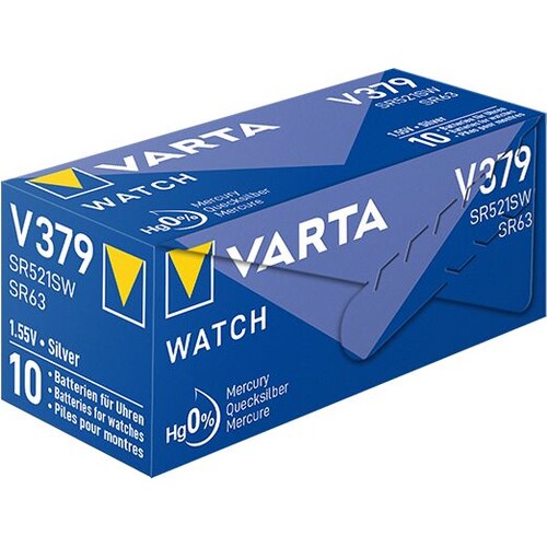 00379101111 VARTA WATCH V379 (1STK.-BL.) Knopfzellenbatterie 1,55V Produktbild Additional View 1 L