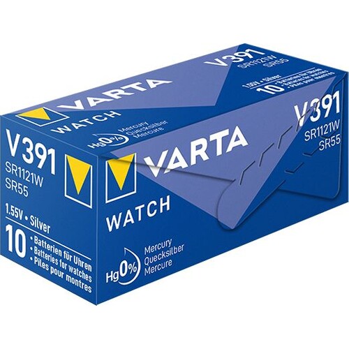 00391101111 VARTA WATCH V391 (1STK.-BL.) Knopfzellenbatterie 1,55V Produktbild Additional View 1 L