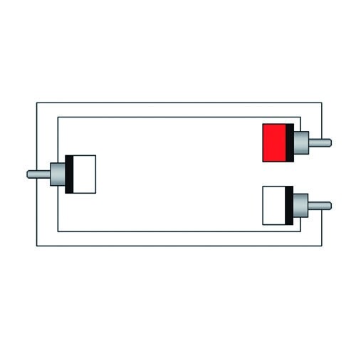 CAB725/1,5 PROCAB Cinchkabel 1x Stecker auf 2x Cinchstecker 1,5m Produktbild Additional View 1 L