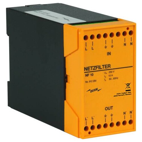 912254 DEHN NETZFILTER 230V,10A F. HOCHFREQUENTE STÖRSPANNUNGEN Produktbild Additional View 1 L