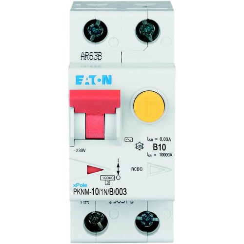 236067 EATON PKNM-10/1N/B003-MW FI/LS KOMBISCH. 10A BED. STOSSSTROMF. 250A 2TE Produktbild Additional View 1 L