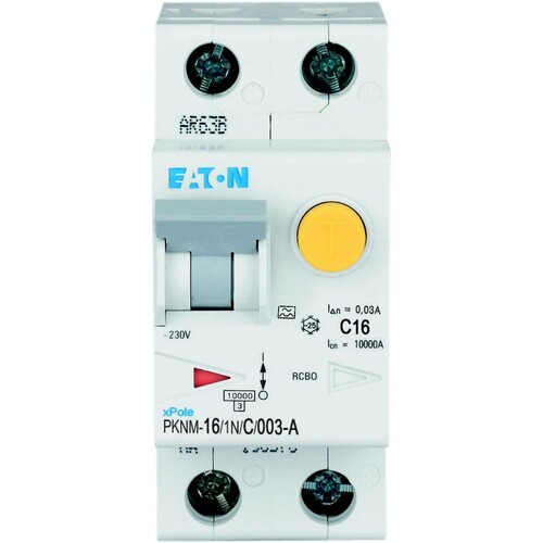 236217 EATON PKNM-16/1N/C/003-A-MW FI/LS -KOMBI 16A BED STOSSSTROMF 250A 2TE PULS Produktbild Additional View 1 L