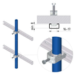 16473 Trayco CL-CCI15-36-DGKabelleiter Kabelklammer Produktbild Additional View 1 S