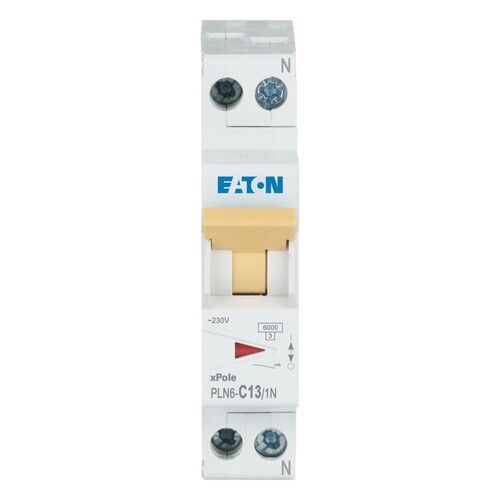 263281 EATON PLN6-C13/1N-DE LEITUNGS- SCHUTZSCH. 13A  1+N-POLIG 1TE 6KA Produktbild Additional View 1 L