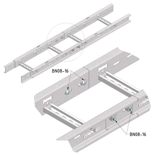 17369 Trayco CLFI60-0300-10-3PG Kabelleiter 60x300x3000 Produktbild Additional View 1 L