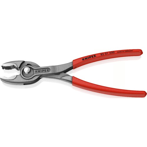 8201200 Knipex TwinGrip Frontgreifzange mit rutschhemmendem Kunststoff Produktbild Additional View 1 L