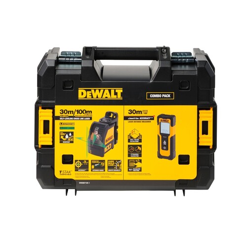 DW0887100-1 DeWalt Pak. Kreuzlinienlaser und Laser-Distanzmesser DW088CG+DWHT7710 Produktbild Additional View 1 L