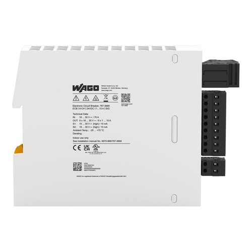 787-3668 Wago Elektronischer Schutzschalter 8-kanalig Produktbild Additional View 1 L