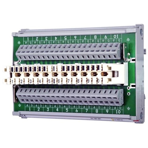 907991 Dehn TL2 10DA CC Trennleisten- Rangiermodul LSA Produktbild Additional View 1 L