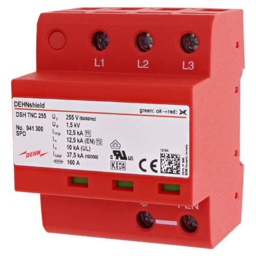 941300 DEHN DSH TNC 255 KOMBIABLEITER FÜR TNC SYSTEME 255V KLASSE 1+2 Produktbild Additional View 1 L