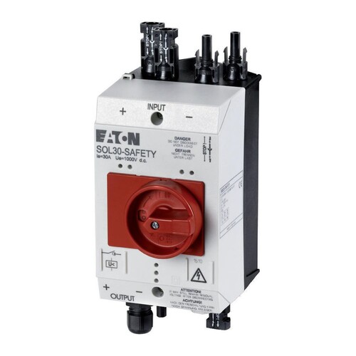 144122 EATON Sol 30 Safety PV-Feuerwehrschalter MC4 30A 1000VDC Produktbild Additional View 1 L