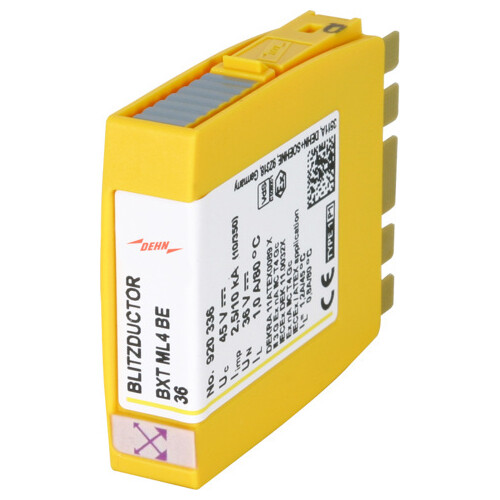 920336 DEHN Kombiableiter-Modul für 4 Einzeladern BLITZDUCTOR XT mit LifeCheck Produktbild Additional View 1 L
