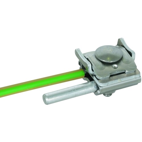 365250 DEHN UNI-Falzklemme NIRO/Al f. Rd 8-10mm Leiter 4-50mm² f.Falze 0,7-8mm Produktbild Additional View 1 L