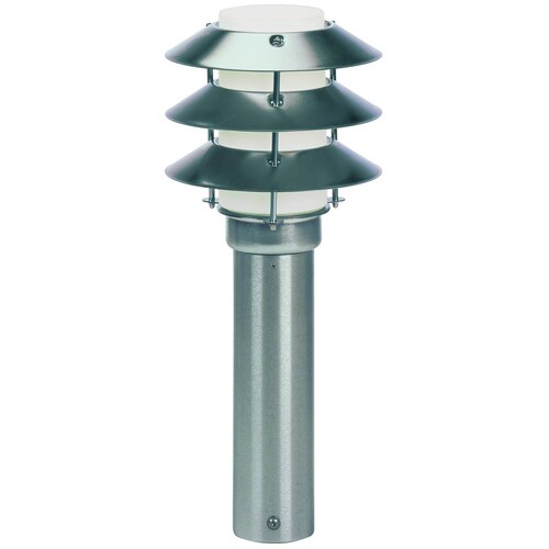 690500 Albert Sockelleuchte Edelstahl max.75W  E27 230V IP 44 Produktbild Additional View 1 L