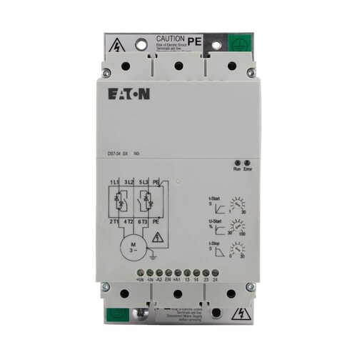 134916 Eaton DS7-340SX041N0-N Softstarter DS7, 24 V AC/DC, 41 A Produktbild Additional View 1 L