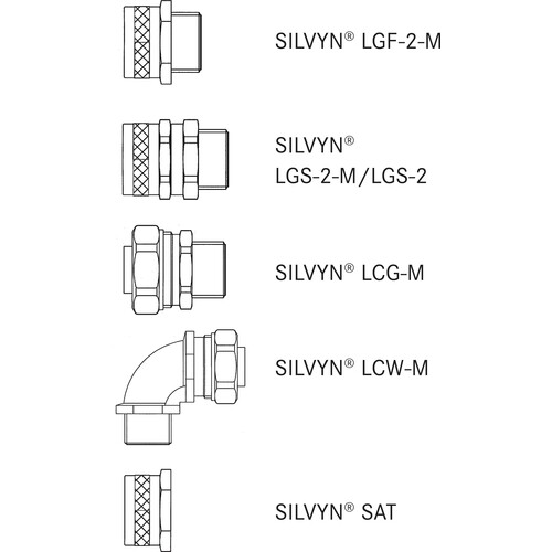 61804795 Lapp SILVYN-LCCH-2 Schlauch 20/16,9x21,5 BK Produktbild Additional View 1 L