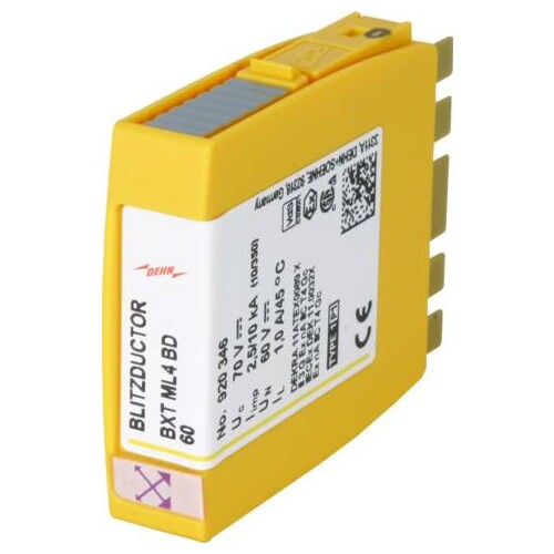 920346 DEHN Kombiableiter-Modul für 2 Doppeladern BLITZDUCTOR XT mit LifeCheck Produktbild Additional View 1 L